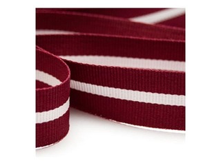 Latvian flag ribbon, 1.5cm, 1m