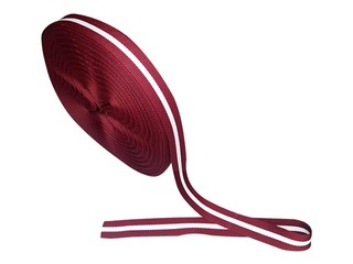 Latvijas karoga lente, 15 mm, 25m