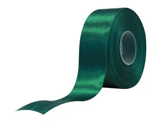 Dāvanu saiņošanas lente 38 mm/ 25 m, satīna, tumši zaļa