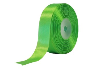 Gift ribbon 25 mm/ 25 m, satin, light green