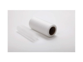 Gift wrapping tulle in rolls, white, 15cm x 9m