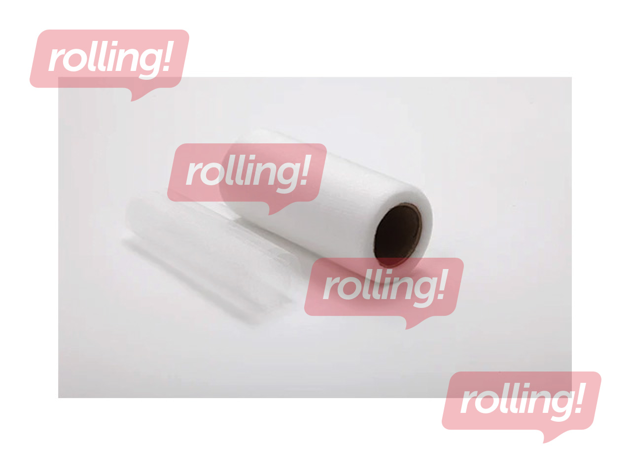 Gift wrapping tulle in rolls, white, 15cm x 9m