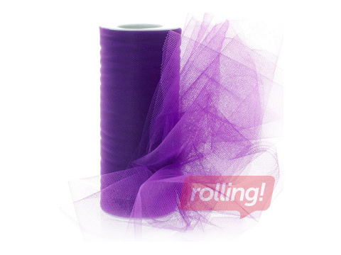 Dāvanu saiņošanas tills ruļļos, rozā, 15cm x 9m