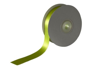 Gift ribbon 12 mm/ 25 m, satin, Teagreen