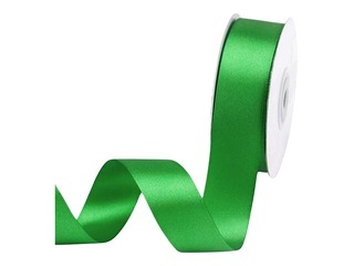 Лента для упаковки подарков 25 мм/ 25 м, сатиновая, Summergreen