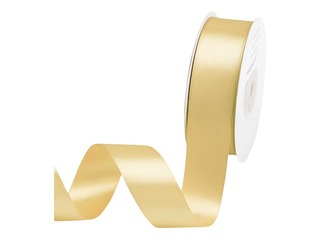 Dāvanu saiņošanas lente 25 mm/ 25 m, satīna, Taupegold