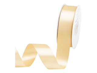 Kinkepael 25 mm/ 25 m, satiin, Champagne