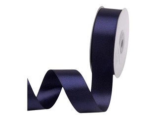 Dāvanu saiņošanas lente 25 mm/ 25 m, satīna, NavyBlue