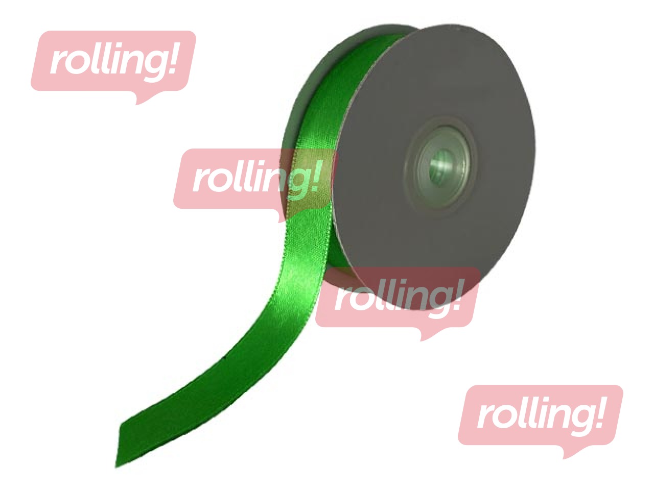 Kinkepael 12 mm/ 25 m, satiin, Summergreen