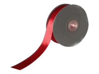 Gift ribbon 12 mm/ 25 m, satin, Red