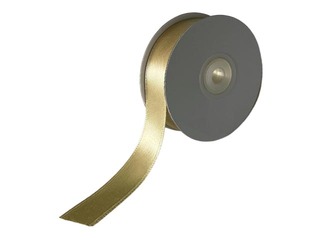 Dāvanu saiņošanas lente 12 mm/ 25 m, satīna, Taupegold