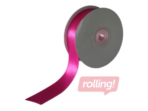 Dāvanu saiņošanas lente 12 mm/ 25 m, satīna, Amarant