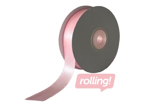 Dāvanu saiņošanas lente 12 mm/ 25 m, satīna, LightPink