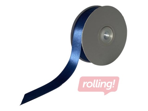 Kinkepael 12 mm/ 25 m, satiin, Navy Blue