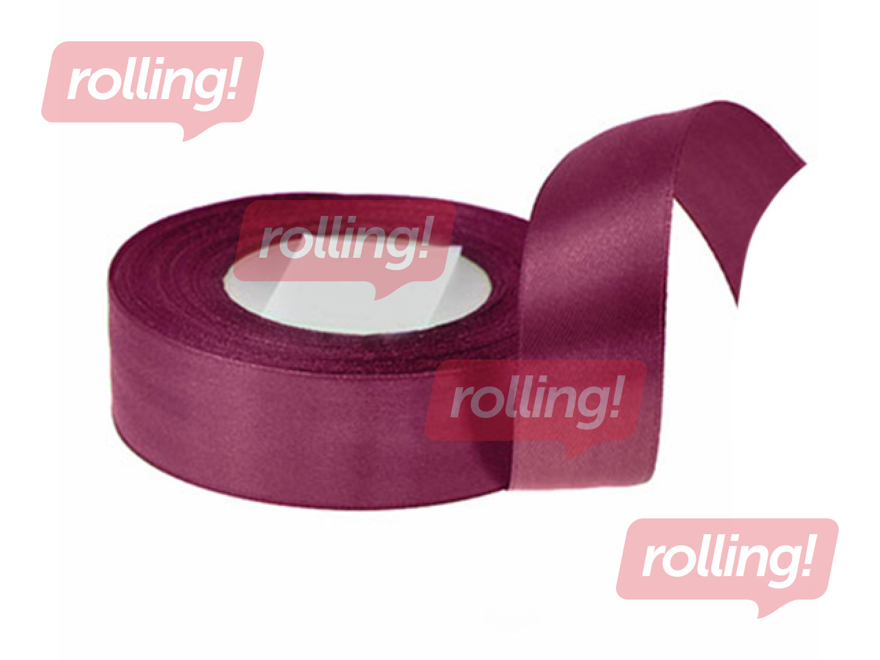 Gift wrapping ribbon 25mm/32m, Plum