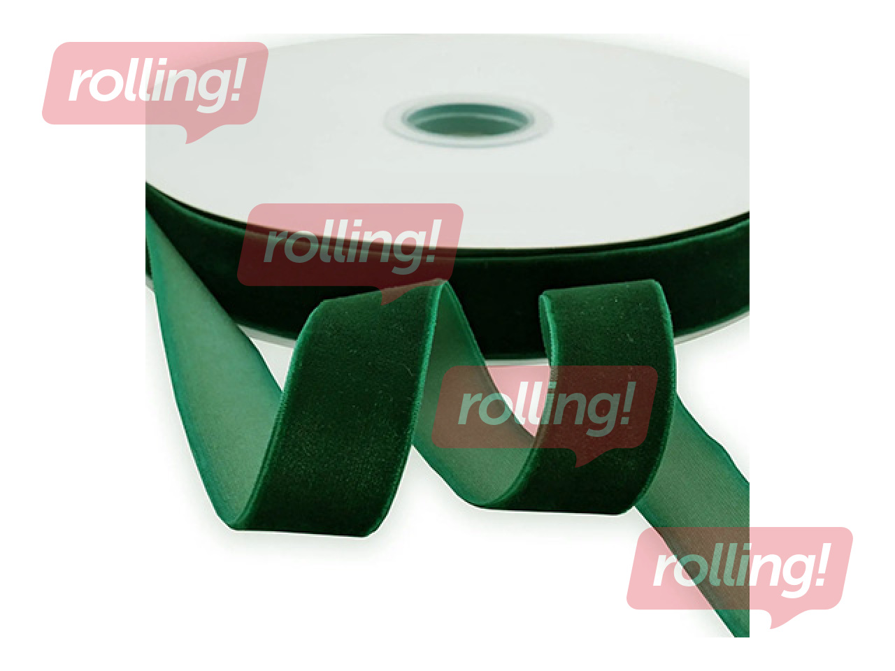 Gift wrapping ribbon 25mm/9m, Green