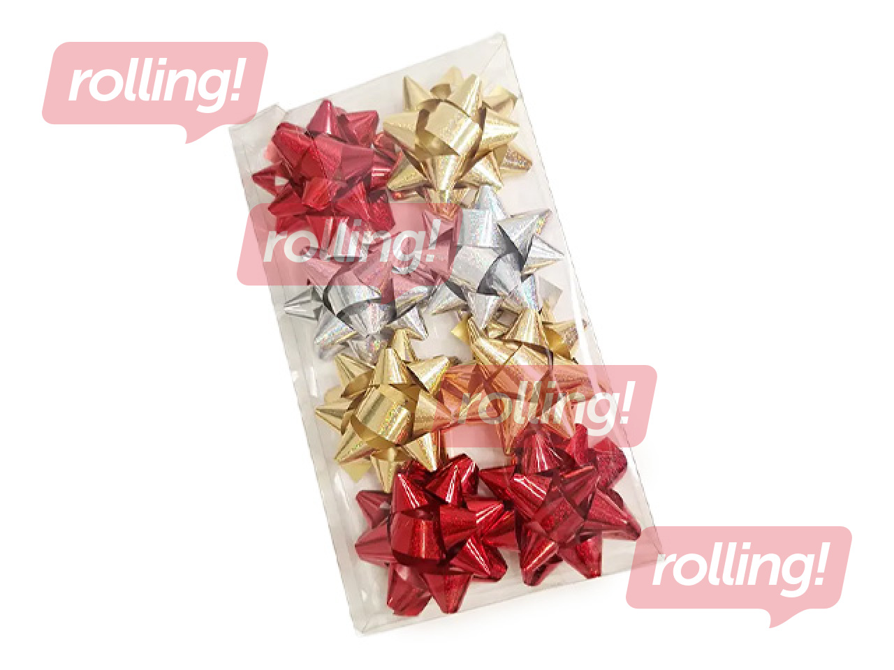 Dāvanu pušķi, 8gab., dažādas krāsas 