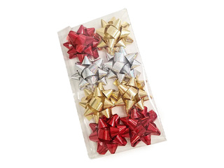Gift bows, 8pcs, assorted colours