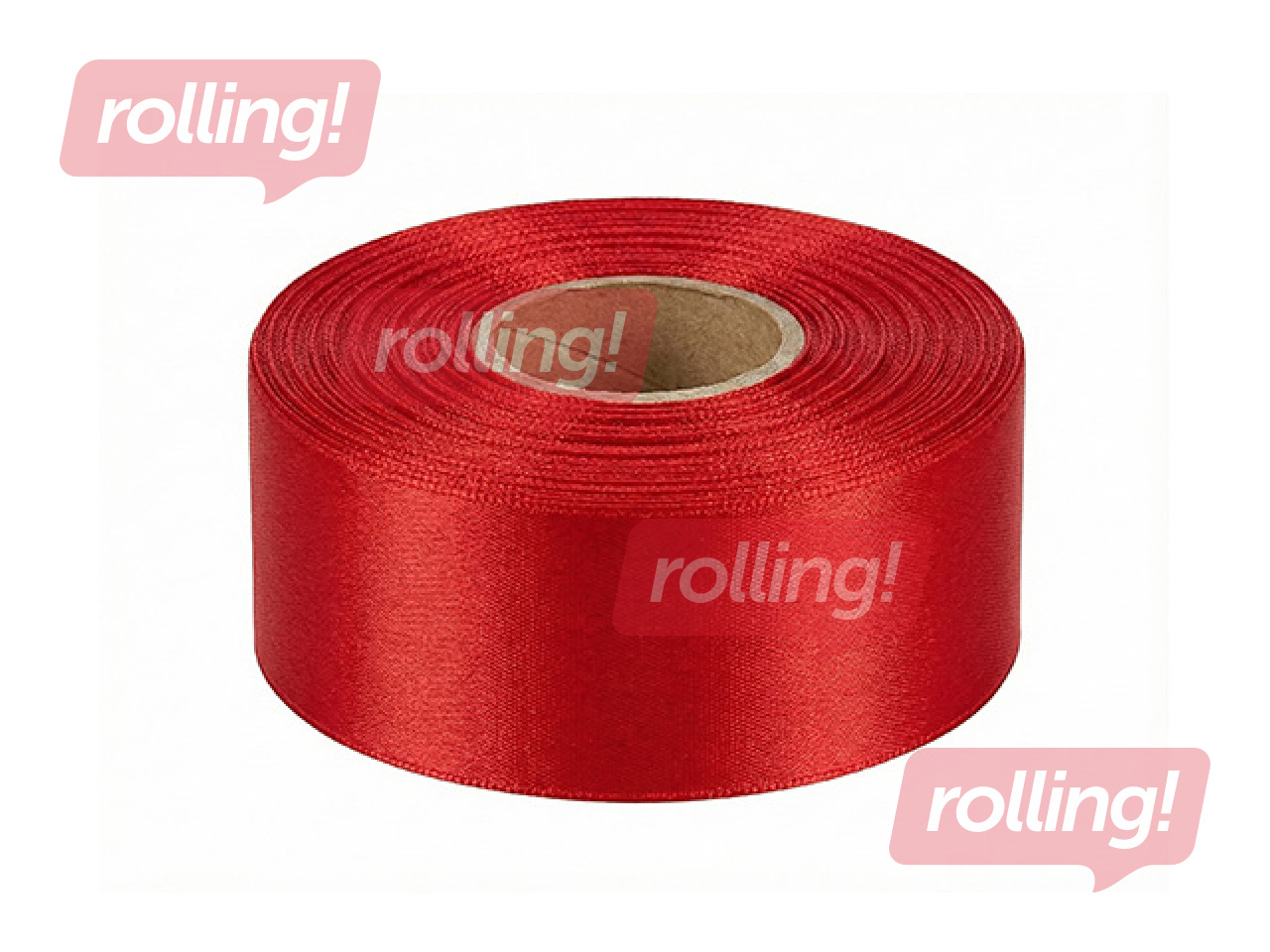 Gift wrapping ribbon, Red, 38mm/32m