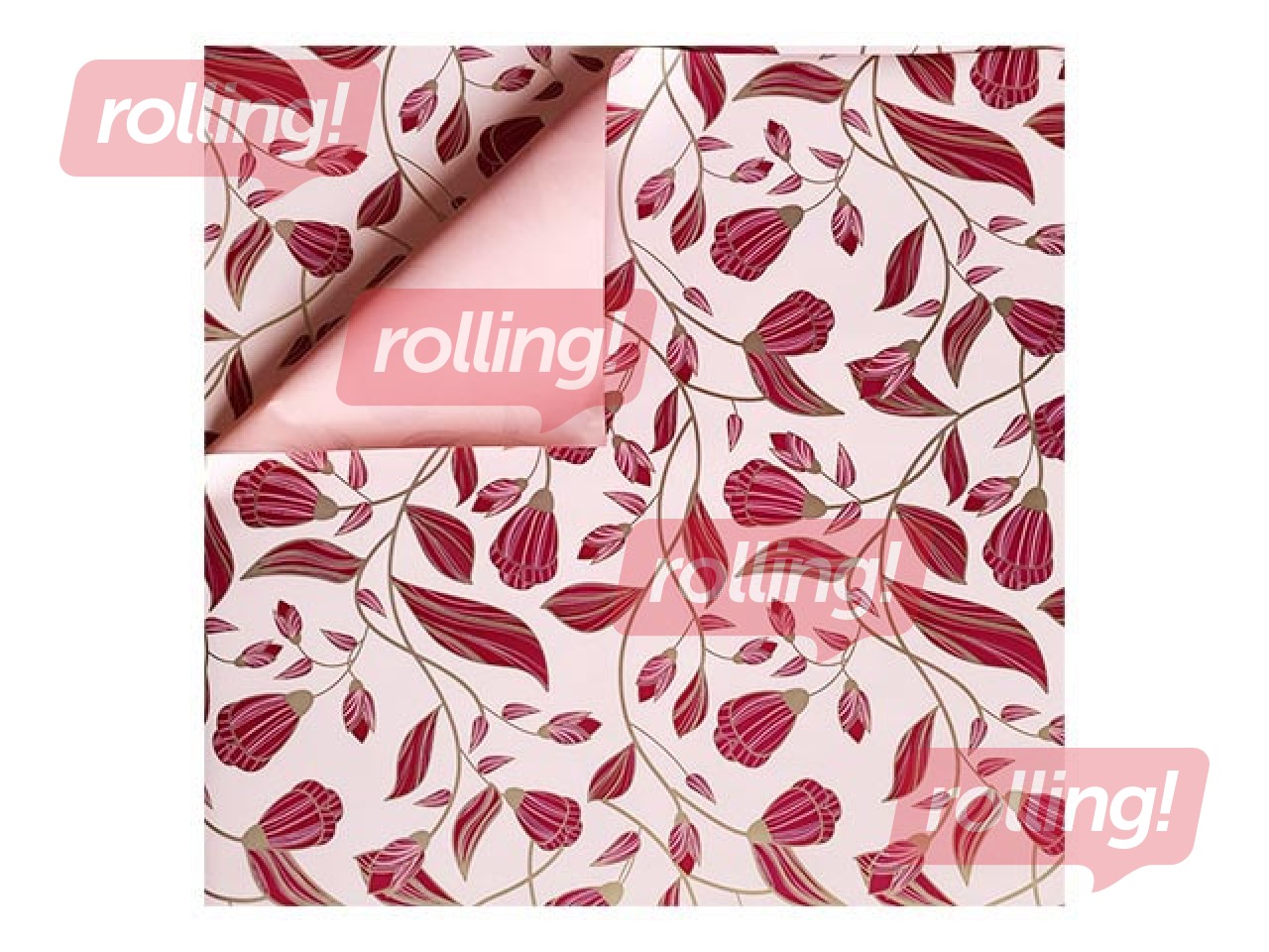 Dāvanu papīrs ruļļos, 5 loksnes, 70x100cm