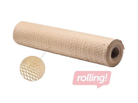 Honeycomb Wrap paper, brown, 40cm x 25m, 70 g/m2