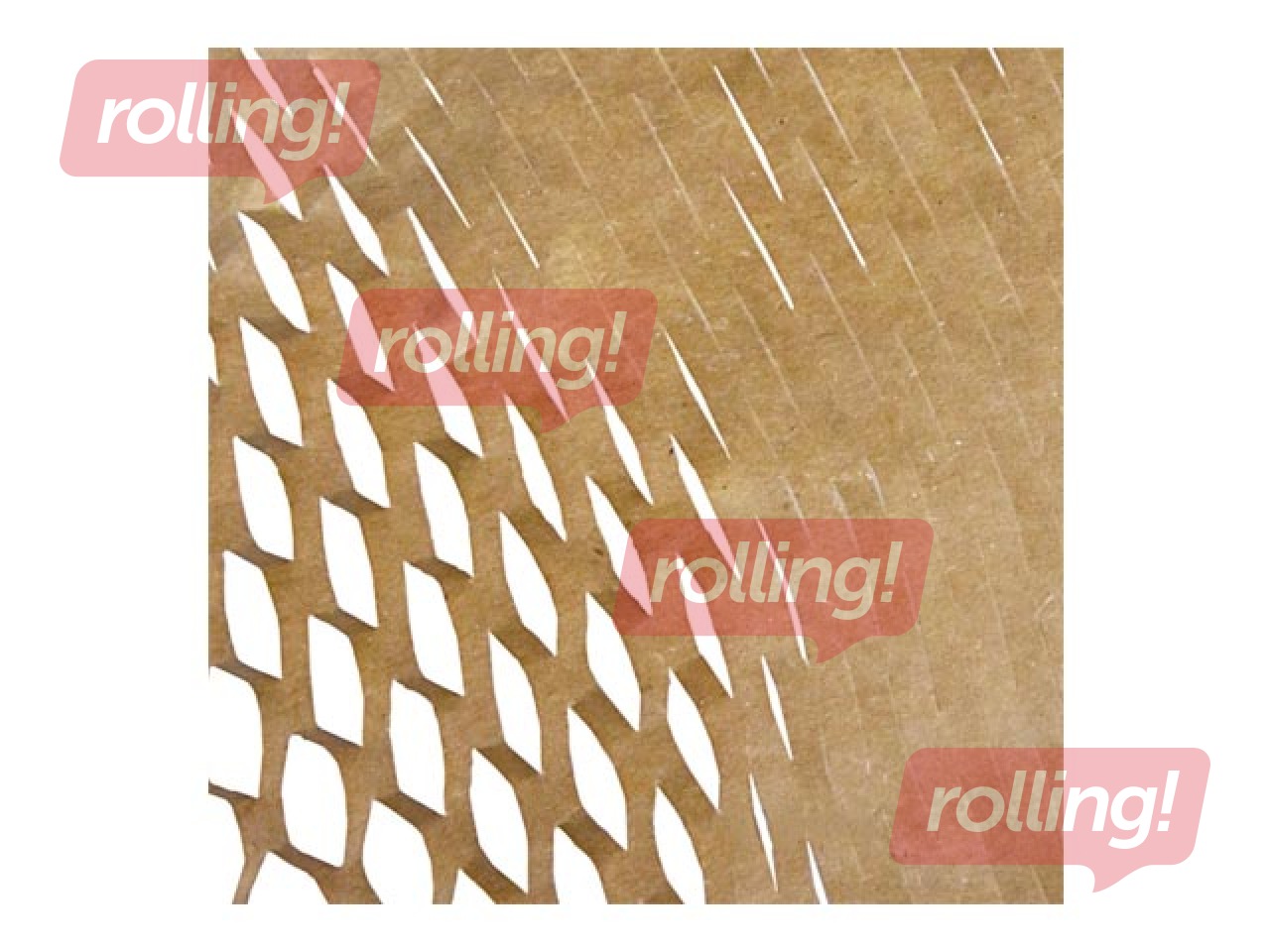 Kärgpaber, pruun, 39,5cm x 100m, 90 g/m2