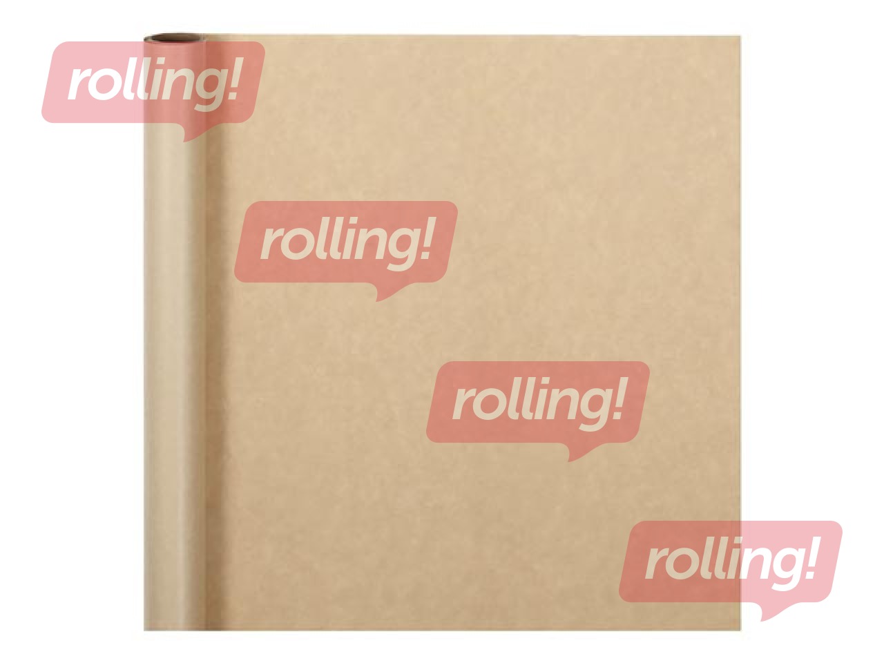 Wrapping paper, brown, 50x500cm
