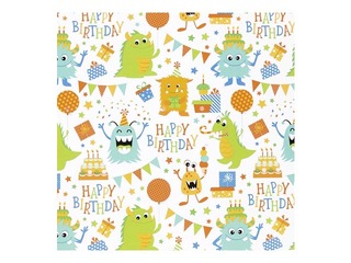 Gift wrapping paper, Birthday, 50x500cm