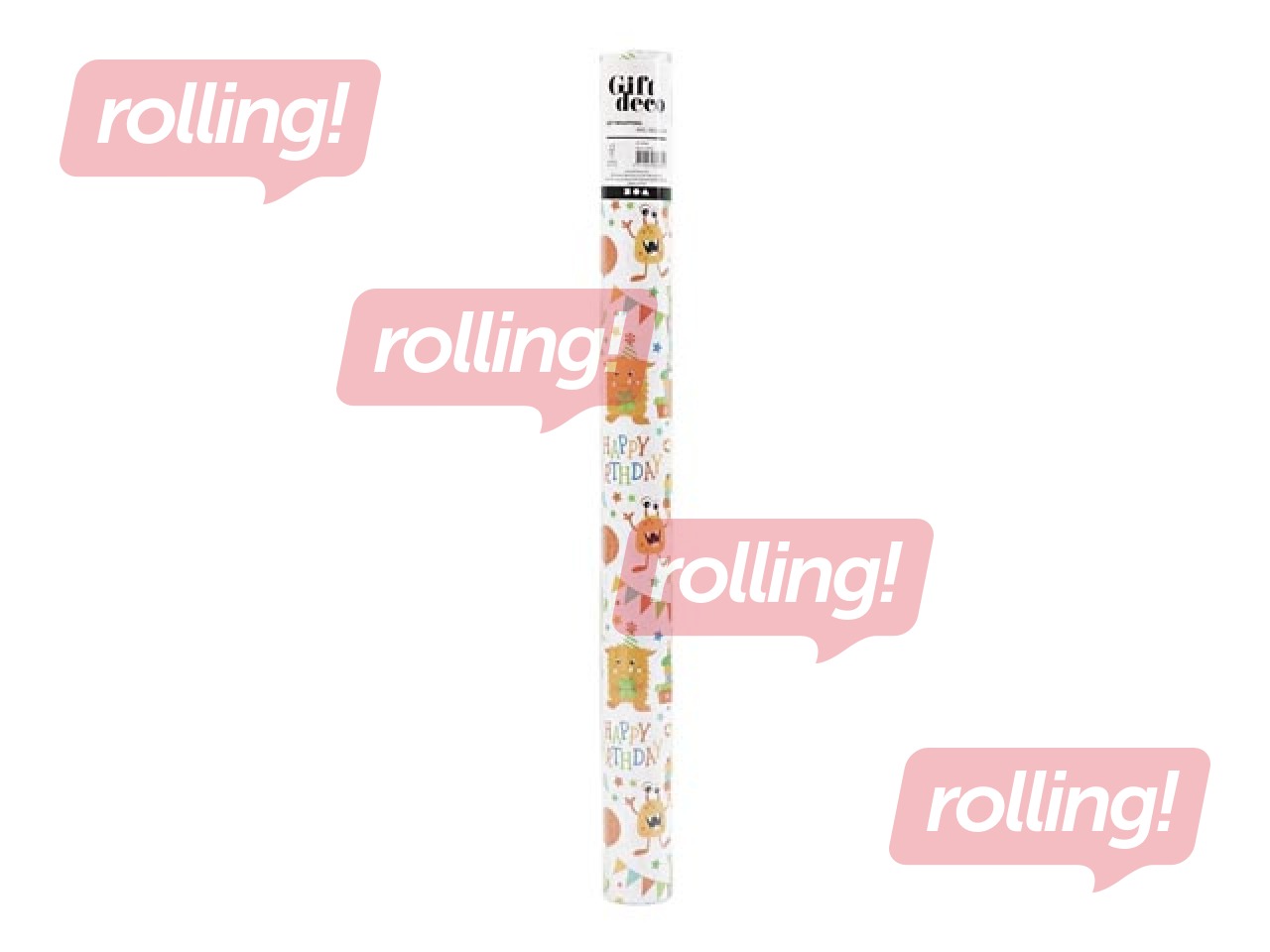 Gift wrapping paper, Birthday, 50x500cm