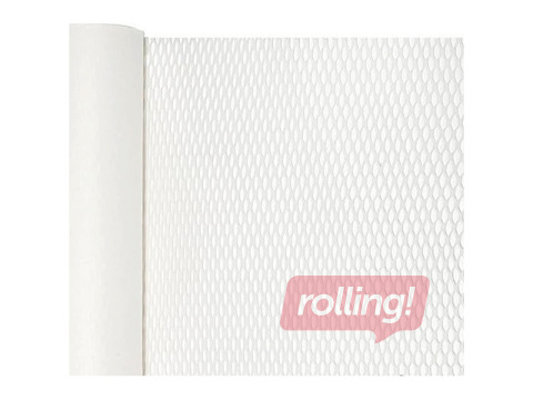 Honeycomb packaging paper, white, 50cm x 5m, 80g/m²