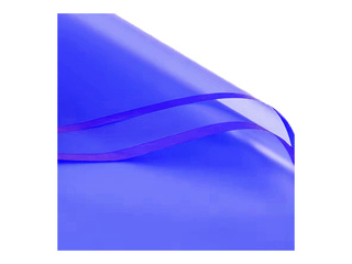 Polüpropüleenist kile, läbipaistev sinine, 58x58cm, 20 lehte