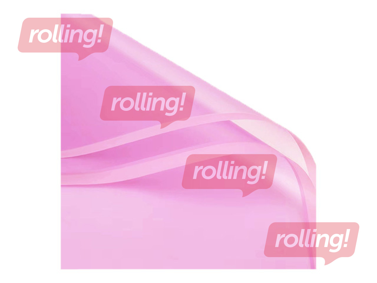 Полипропиленовая пленка, прозрачно-фиолетовая, 58x58см, 20 листов