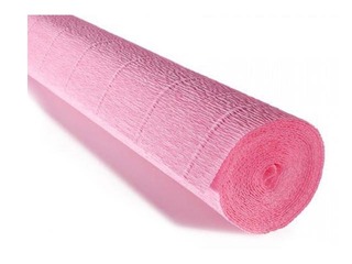 Crepe paper, pink, 50x250cm, 180g