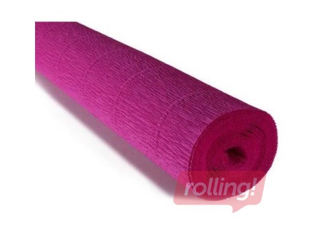 Crepe paper, cyclamen violet, 50x250cm, 180g