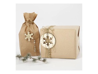 Бумага упаковочная, коричневая, 70x300cm