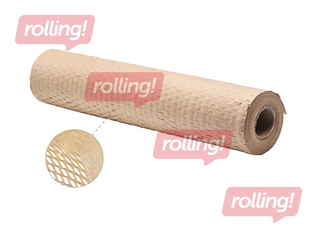 Honeycomb Wrap paper, brown, 40cm x 100m, 80g/m2