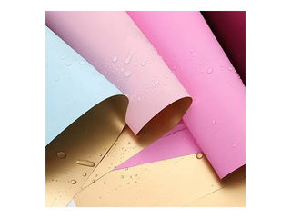 Dāvanu papīrs, divpusīgs, 58x58cm, 20 loksnes, sarkans/zelta