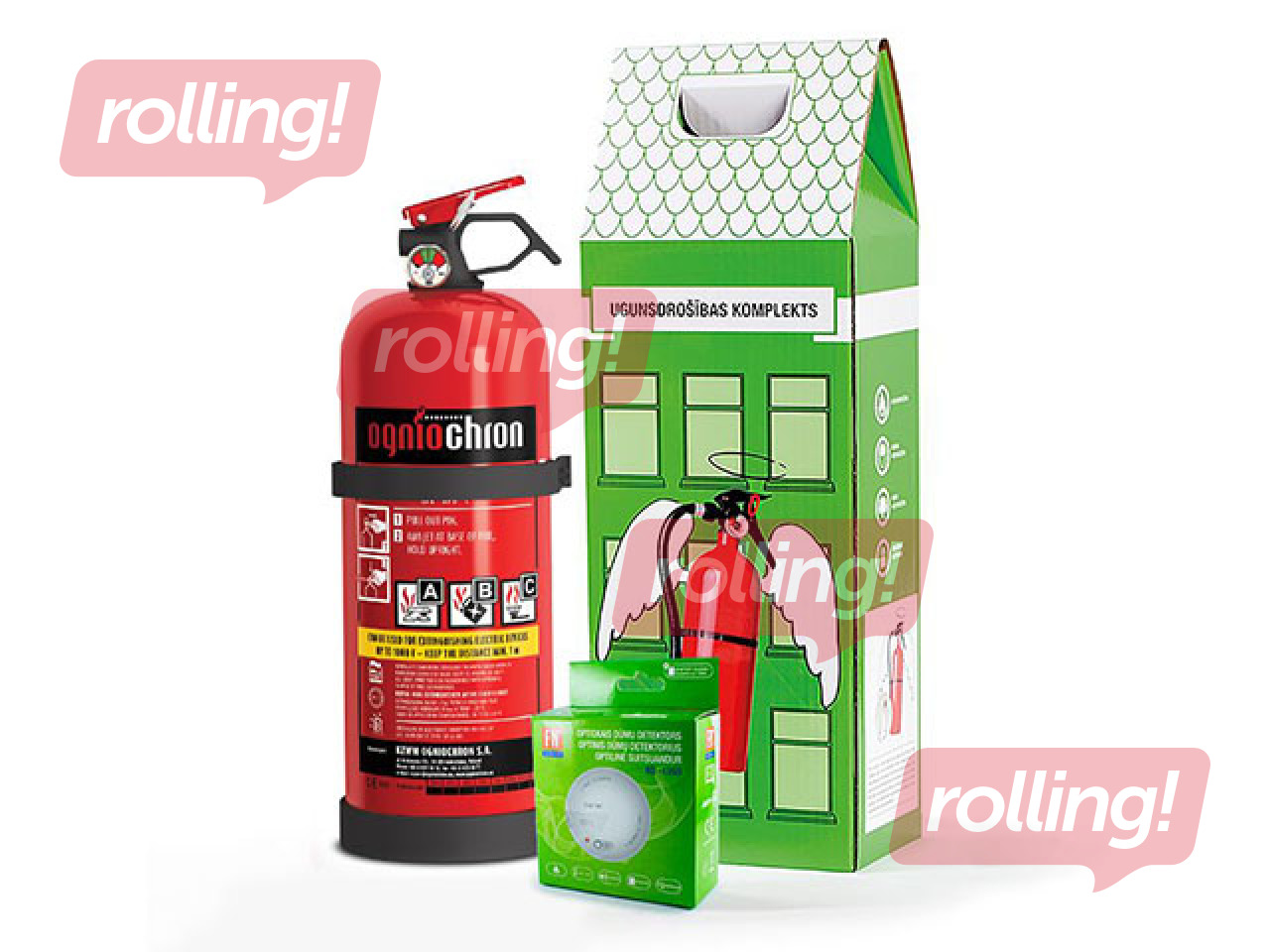 Fire safety kit for home