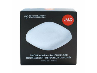 Lokālais dūmu detektors Kupu 10 ar iebūvētu litija bateriju, balts