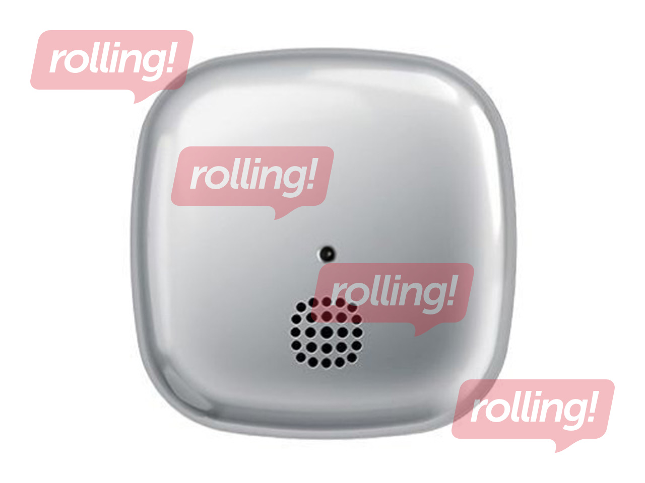 Lokālais dūmu detektors Kupu 10 ar iebūvētu litija bateriju, hromēts