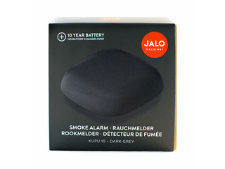 Lokālais dūmu detektors Kupu 10 ar iebūvētu litija bateriju, tumši pelēks