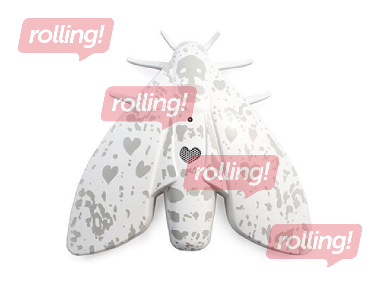 Lokālais dūmu detektors Lento 10 ar iebūvētu litija bateriju, balts