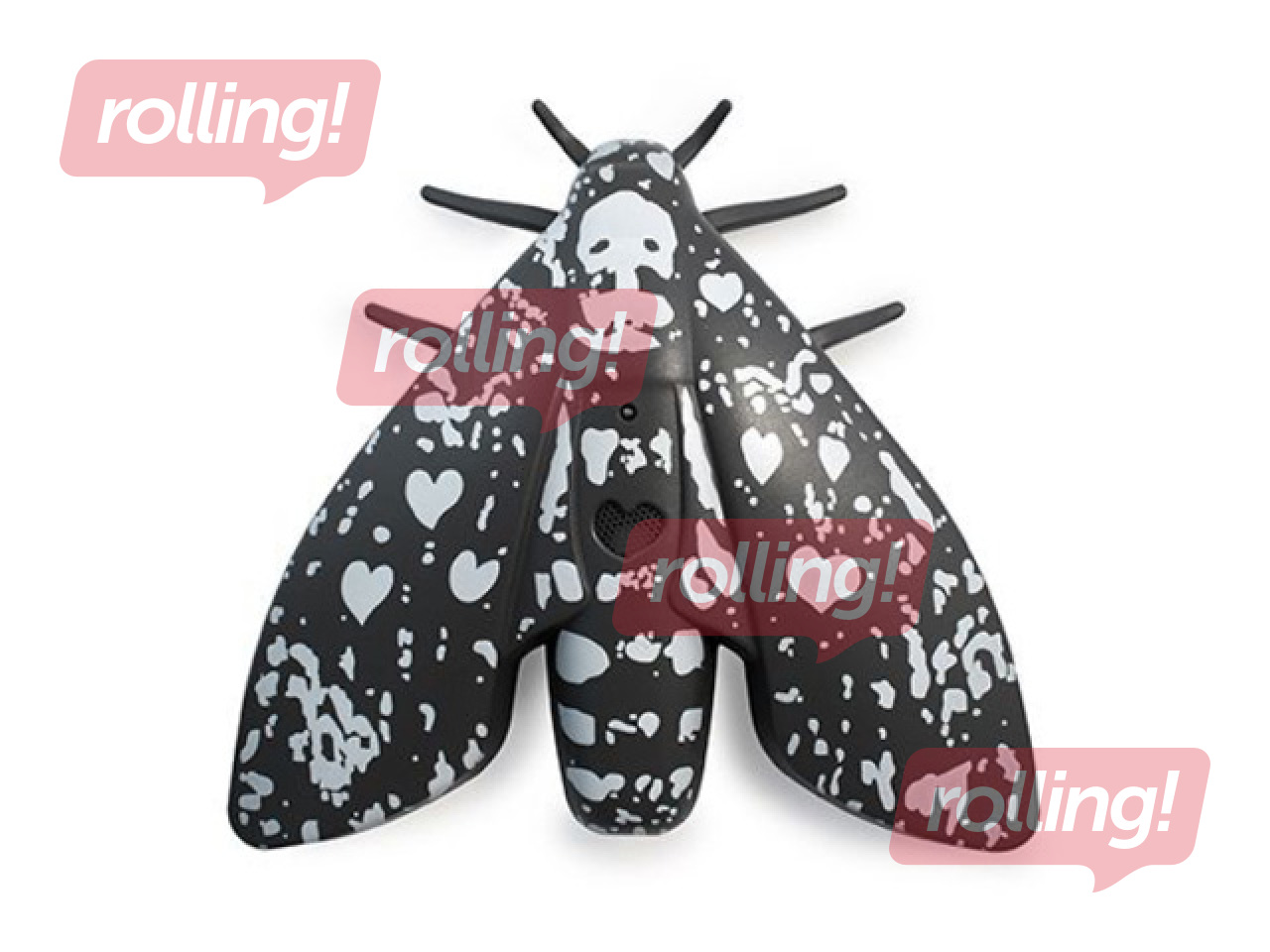 Lokālais dūmu detektors Lento 10 ar iebūvētu litija bateriju, melns