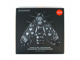 Lokālais dūmu detektors Lento 10 ar iebūvētu litija bateriju, melns