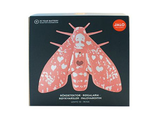 Lokālais dūmu detektors Lento 10 ar iebūvētu litija bateriju, rozā