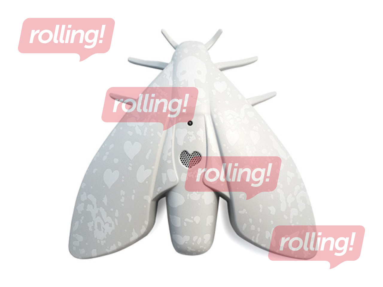 Lokālais dūmu detektors Lento 10 ar iebūvētu litija bateriju, sudrabpelēks