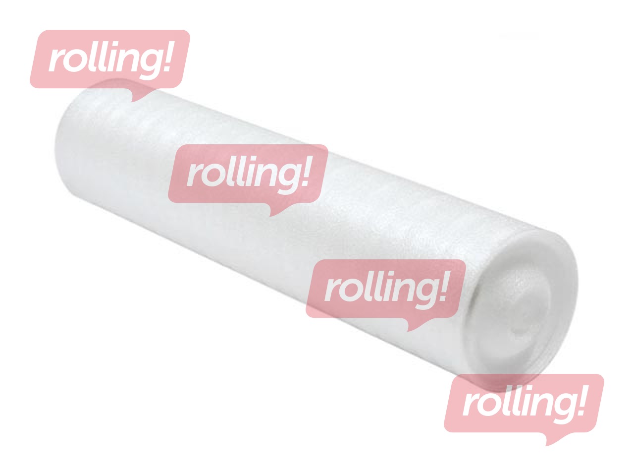 Balta PE-putu plēve aizsardzībai 60cm platumā, 10m/rullī