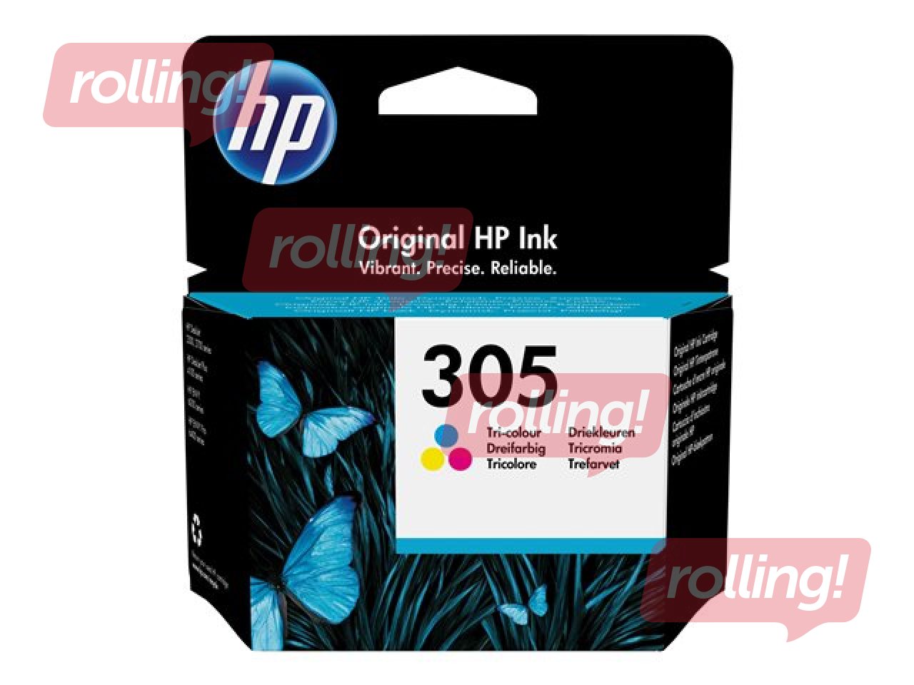 Tintes kasete HP 305 trīskrāsu (100 lpp)