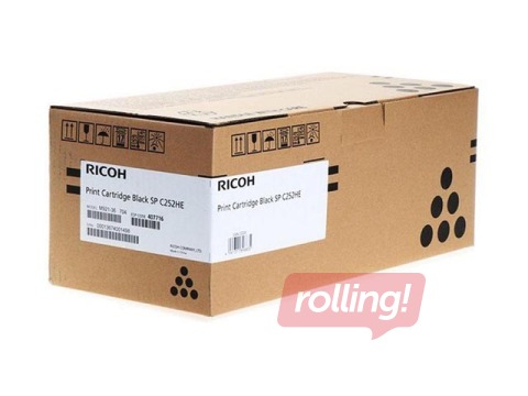 Tonera kasete Ricoh SPC252DN, melna, (6500 lpp.)