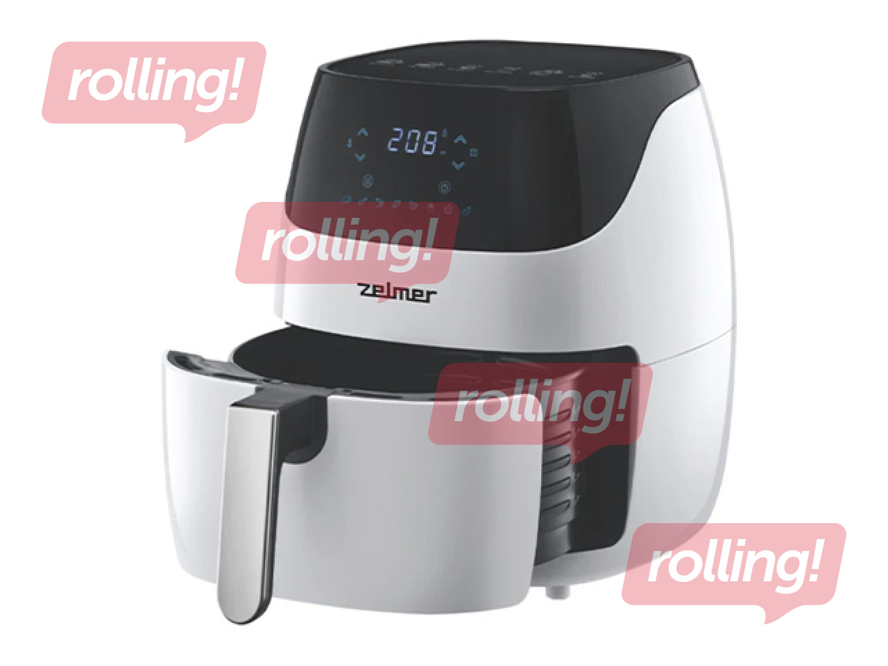 Kuumaõhufritüür Zelmer ZAF5501W, 5,5 l, valge